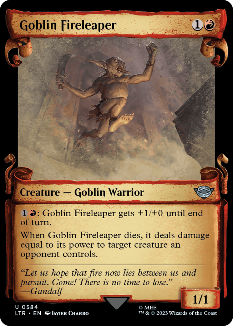 Image of Goblin Fireleaper [The Lord of the Rings: Tales of Middle-Earth Showcase Scrolls]
