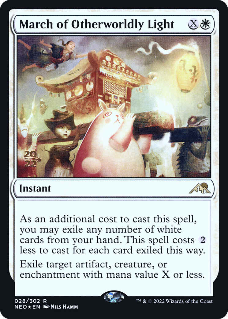Image of March of Otherworldly Light [Kamigawa: Neon Dynasty Prerelease Promos]