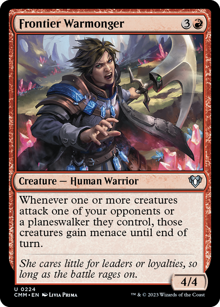 Image of Frontier Warmonger [Commander Masters]