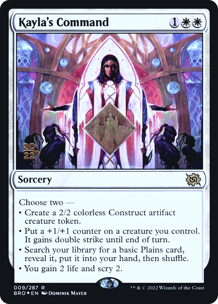Image of Kayla's Command [The Brothers' War Prerelease Promos]