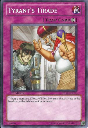 Image of Tyrant's Tirade [STOR-EN078] Common