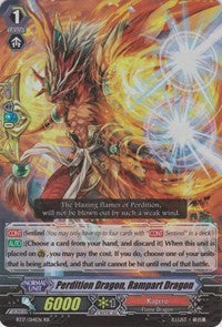 Image of Perdition Dragon, Rampart Dragon (BT17/014EN) [Blazing Perdition ver.E]