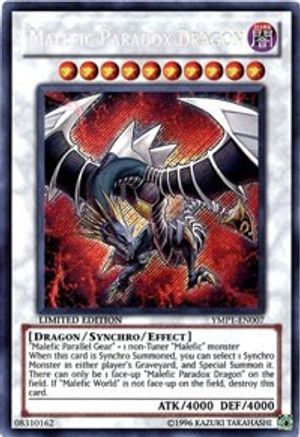 Image of Malefic Paradox Dragon [YMP1-EN007] Secret Rare