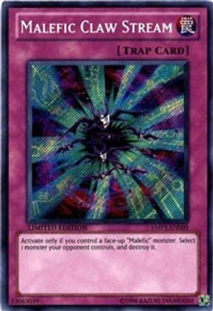 Image of Malefic Claw Stream [YMP1-EN009] Secret Rare