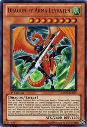 Image of Dragunity Arma Leyvaten [SDDL-EN001] Ultra Rare