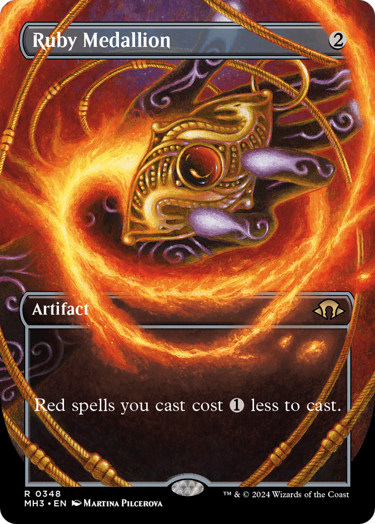 Image of Ruby Medallion (Borderless) [Modern Horizons 3]