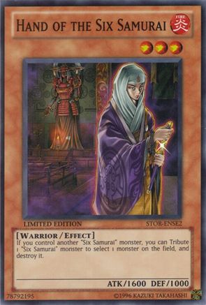 Image of Hand of the Six Samurai [STOR-ENSE2] Super Rare