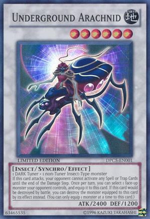 Image of Underground Arachnid [DPC5-EN001] Super Rare