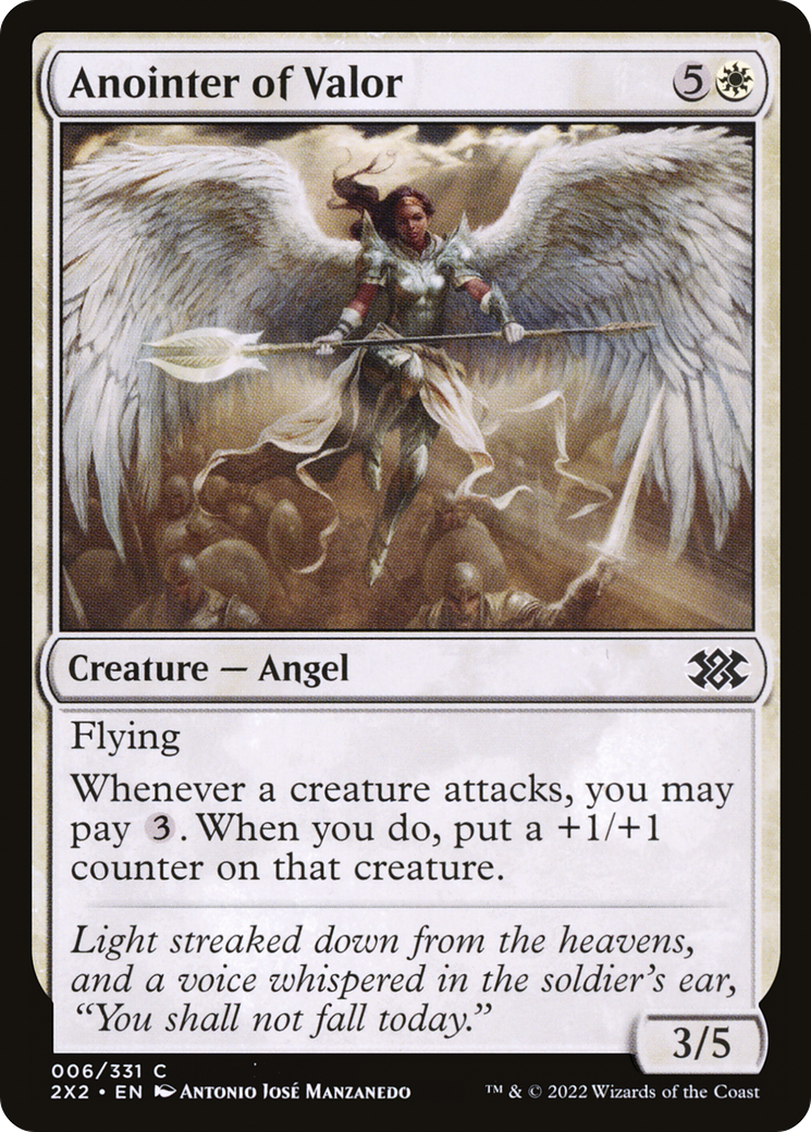 Image of Anointer of Valor [Double Masters 2022]