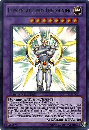 Image of Elemental Hero The Shining [YG06-EN001] Ultra Rare