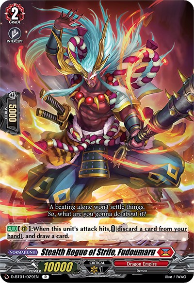 Image of Stealth Rogue of Strife, Fudoumaru (D-BT01/029EN) [Genesis of the Five Greats]