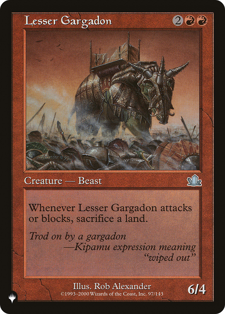 Image of Lesser Gargadon [The List]