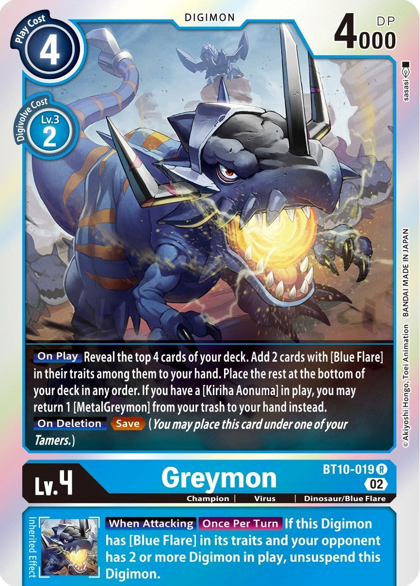 Image of Greymon [BT10-019] [Xros Encounter]