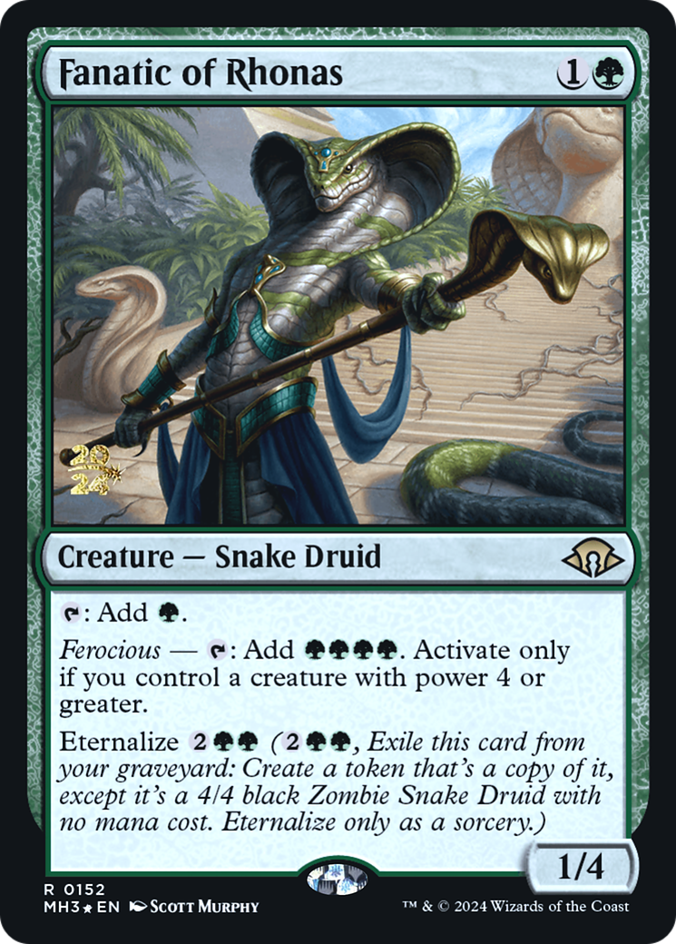 Image of Fanatic of Rhonas [Modern Horizons 3 Prerelease Promos]