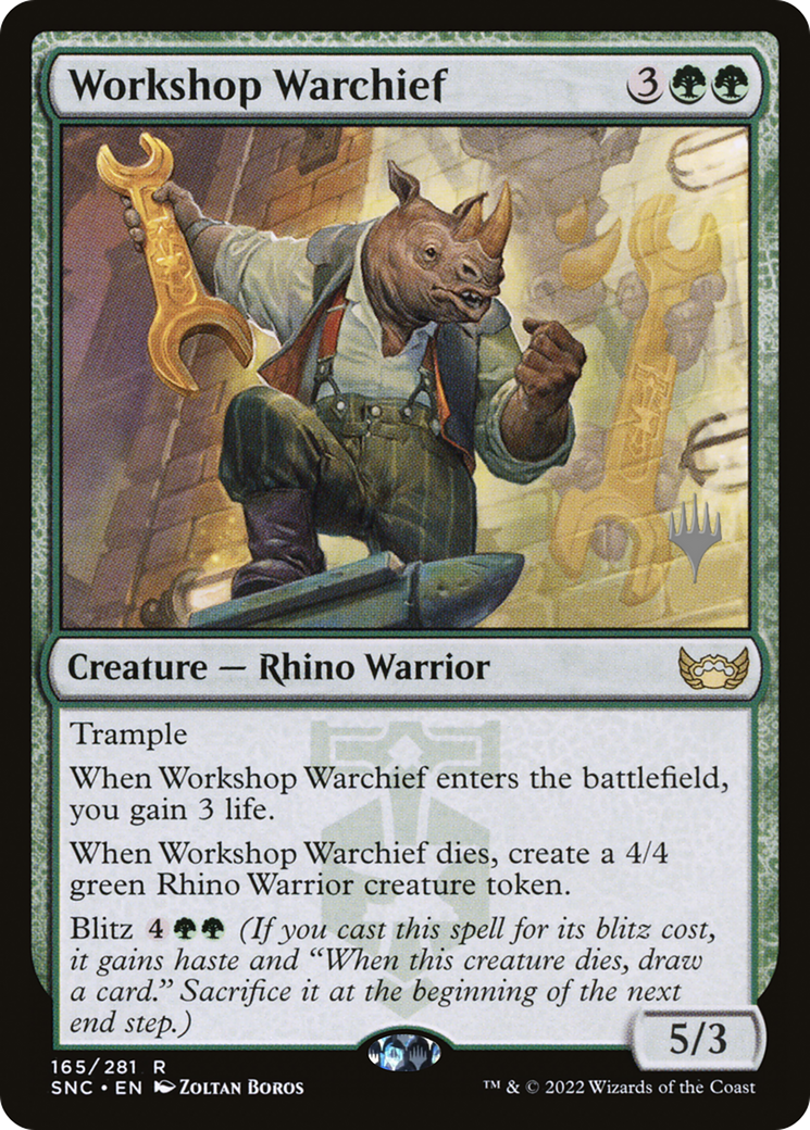 Image of Workshop Warchief (Promo Pack) [Streets of New Capenna Promos]