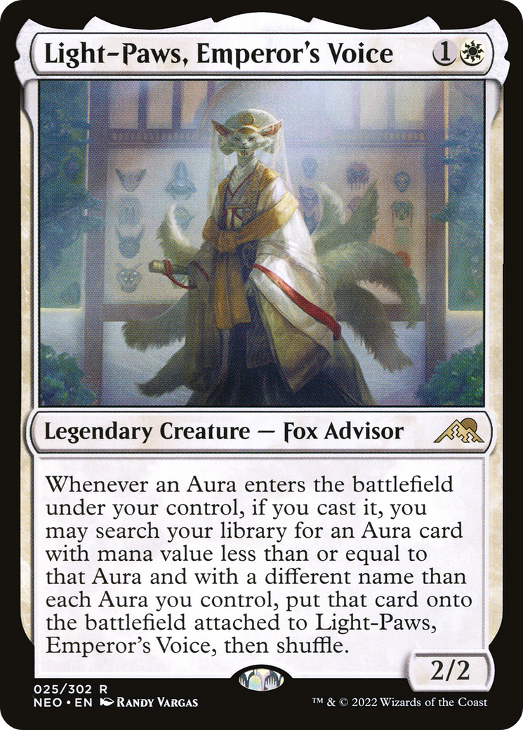 Image of Light-Paws, Emperor's Voice [Kamigawa: Neon Dynasty]