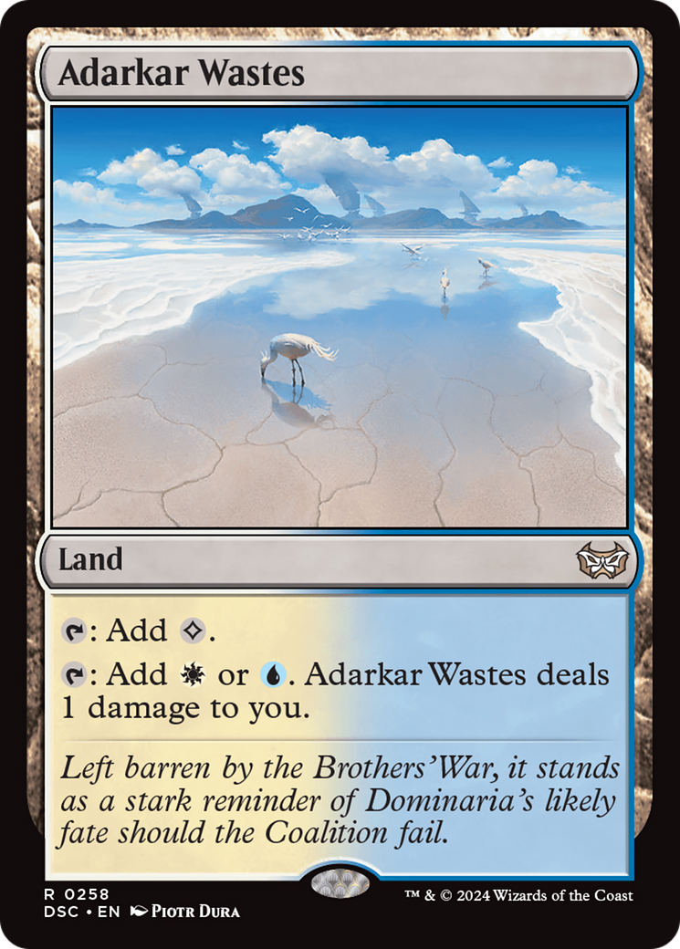 Image of Adarkar Wastes [Duskmourn: House of Horror Commander]
