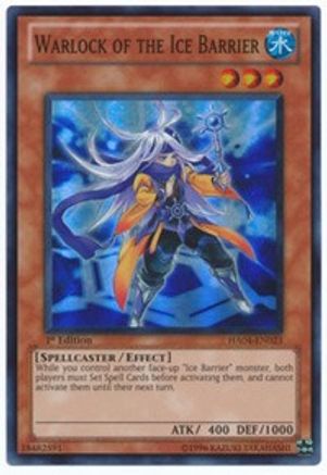 Image of Warlock of the Ice Barrier [HA04-EN023] Super Rare