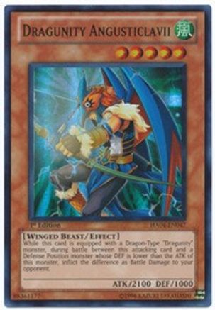 Image of Dragunity Angusticlavii [HA04-EN047] Super Rare
