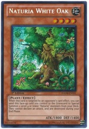 Image of Naturia White Oak [HA04-EN051] Secret Rare