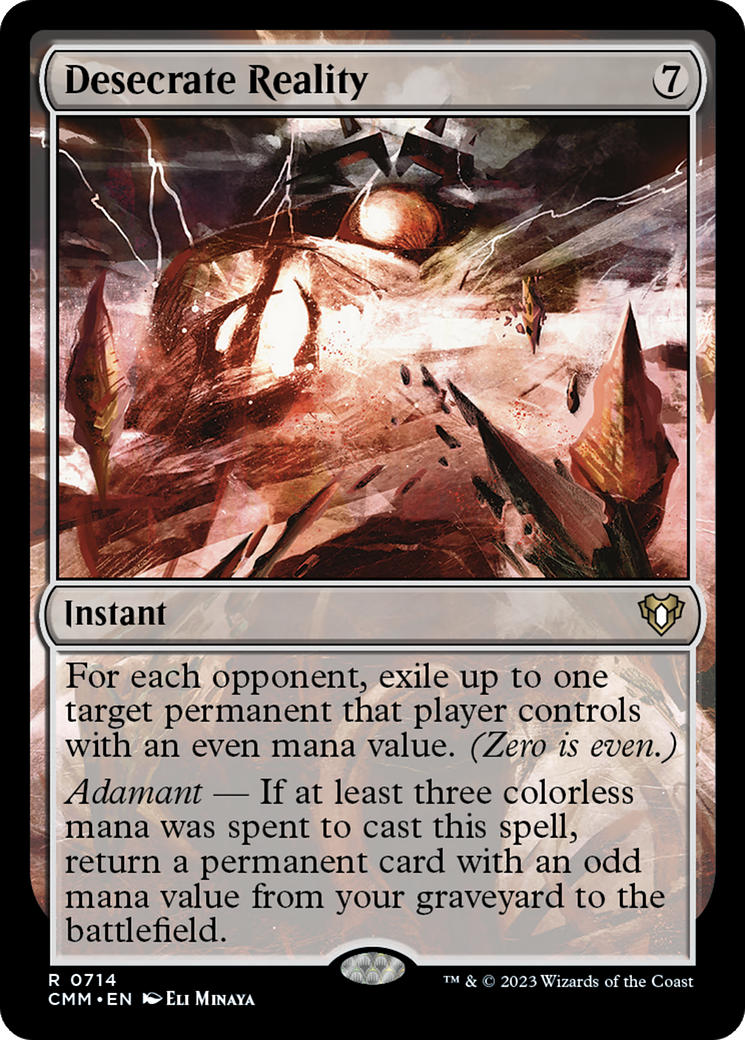 Image of Desecrate Reality [Commander Masters]