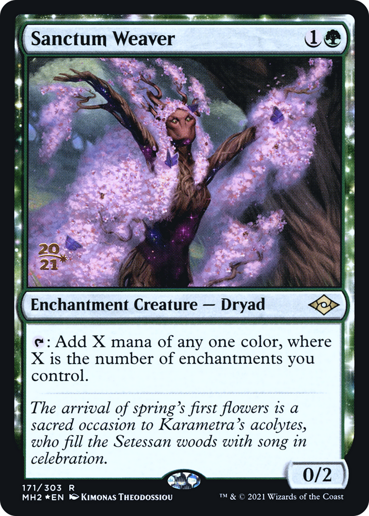 Image of Sanctum Weaver [Modern Horizons 2 Prerelease Promos]