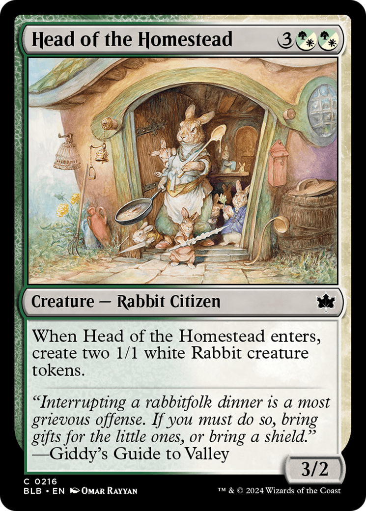 Image of Head of the Homestead [Bloomburrow]