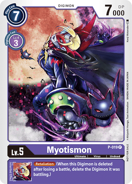 Image of Myotismon [P-019] [Promotional Cards]