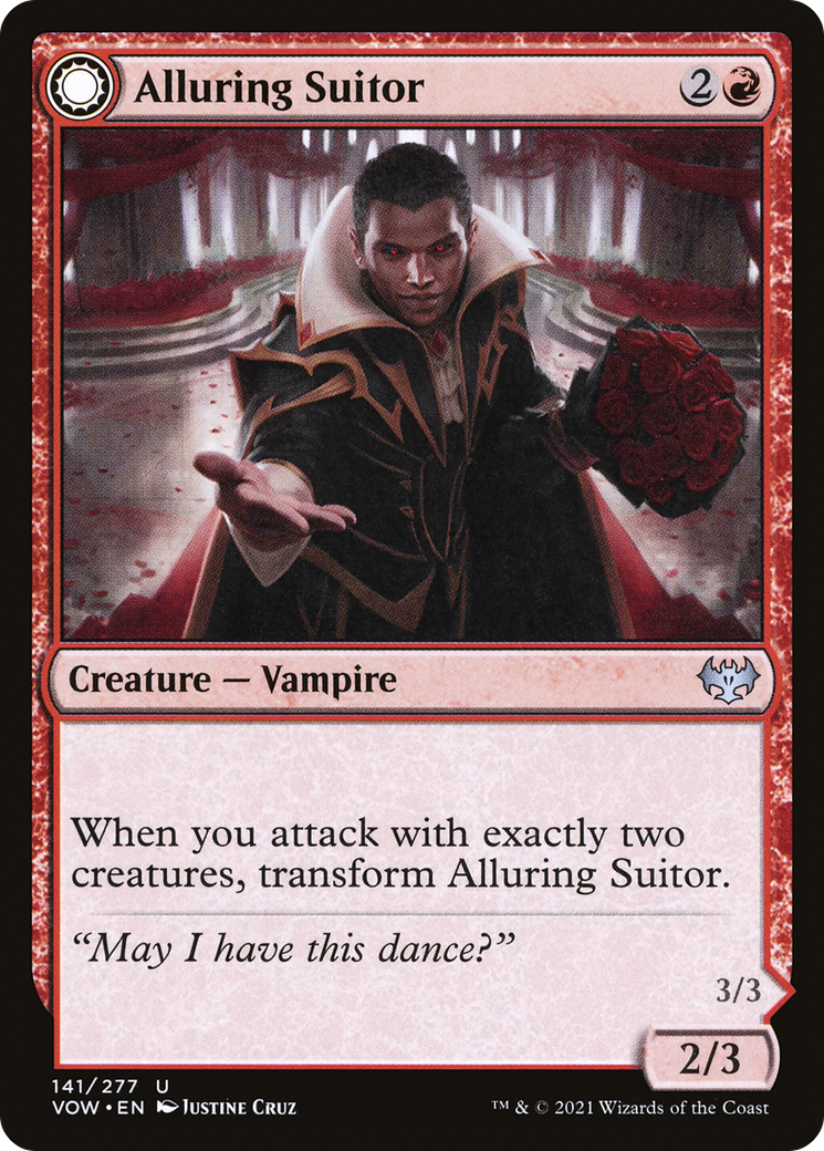 Image of Alluring Suitor // Deadly Dancer [Innistrad: Crimson Vow]