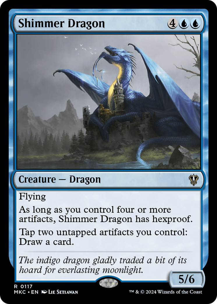 Image of Shimmer Dragon [Murders at Karlov Manor Commander]