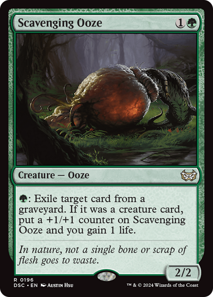 Image of Scavenging Ooze [Duskmourn: House of Horror Commander]