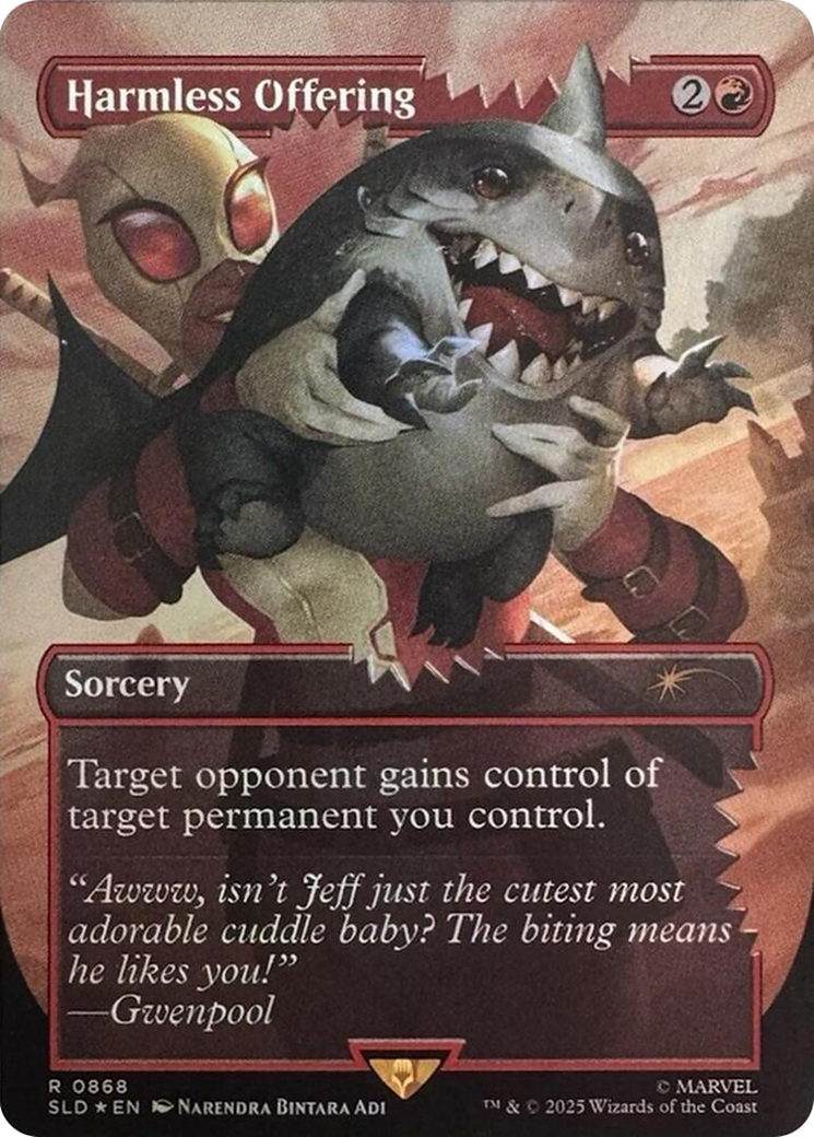 Image of Harmless Offering (Rainbow Foil) [Secret Lair Drop Series]