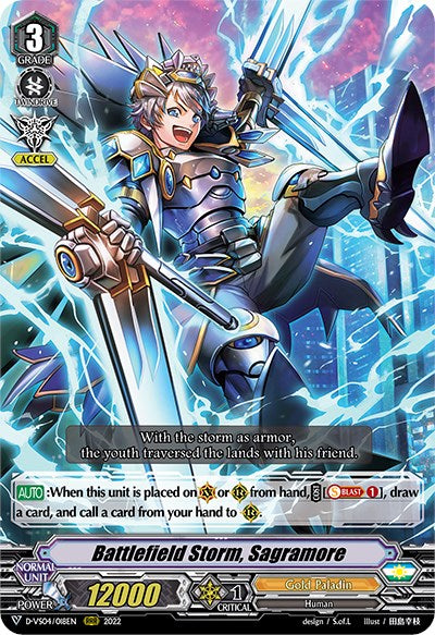 Image of Battlefield Storm, Sagramore (D-VS04/018EN) [V Clan Collection Vol.4]