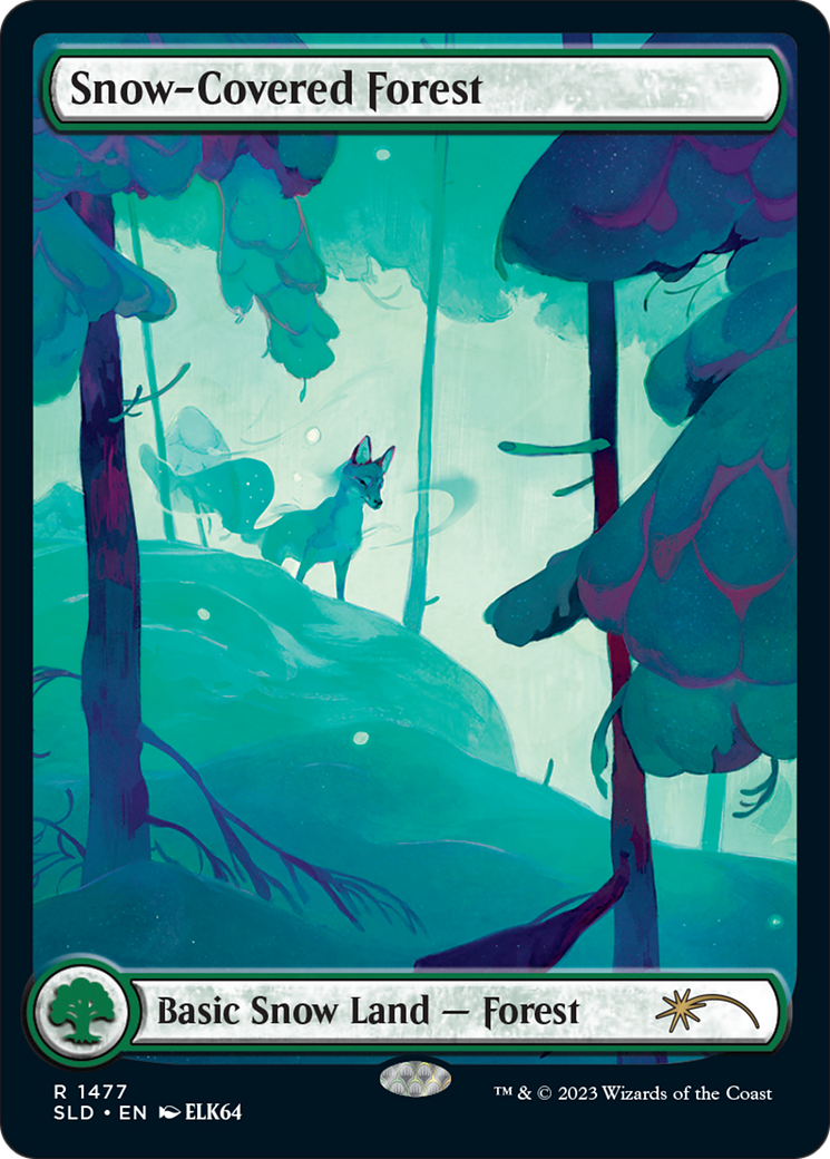 Image of Snow-Covered Forest (1477) [Secret Lair Drop Series]