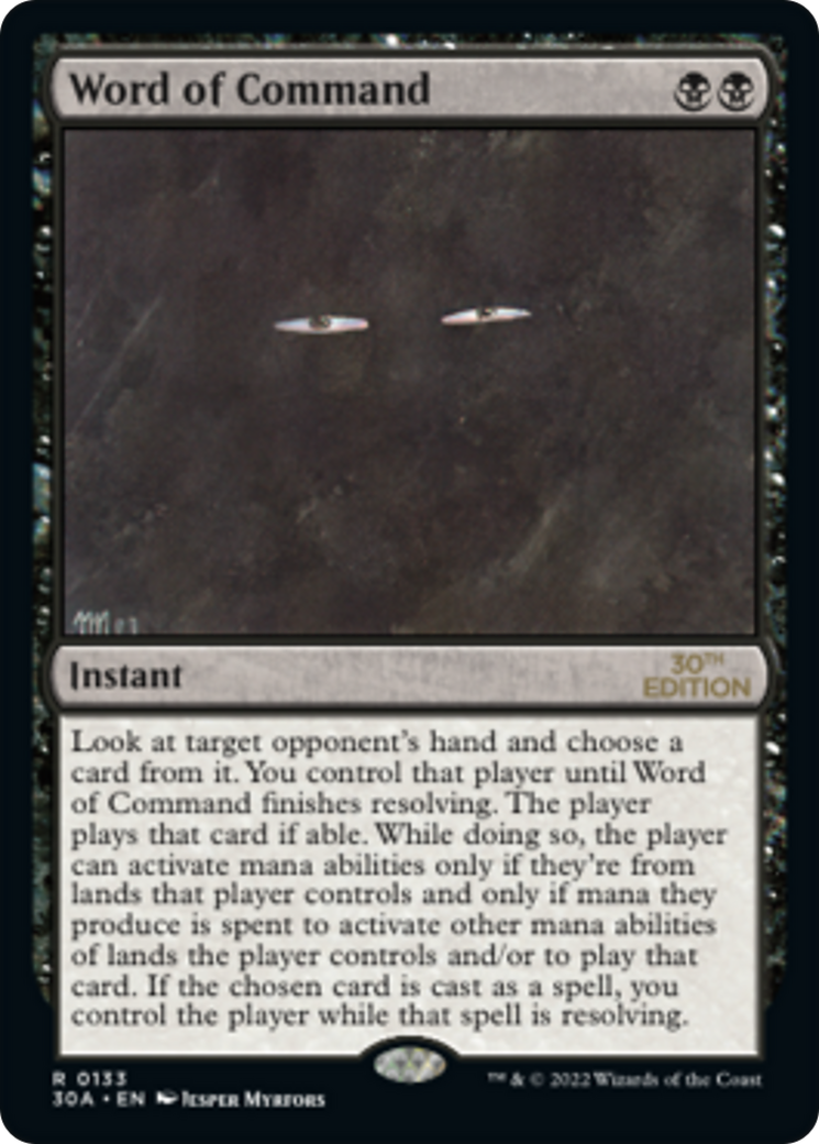 Image of Word of Command [30th Anniversary Edition]