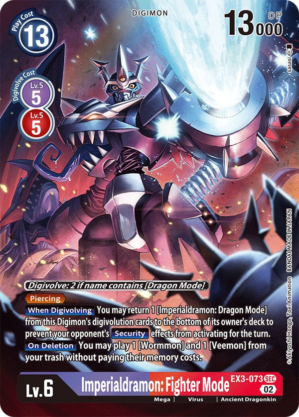 Image of Imperialdramon: Fighter Mode [EX3-073] (Alternate Art) [Draconic Roar]
