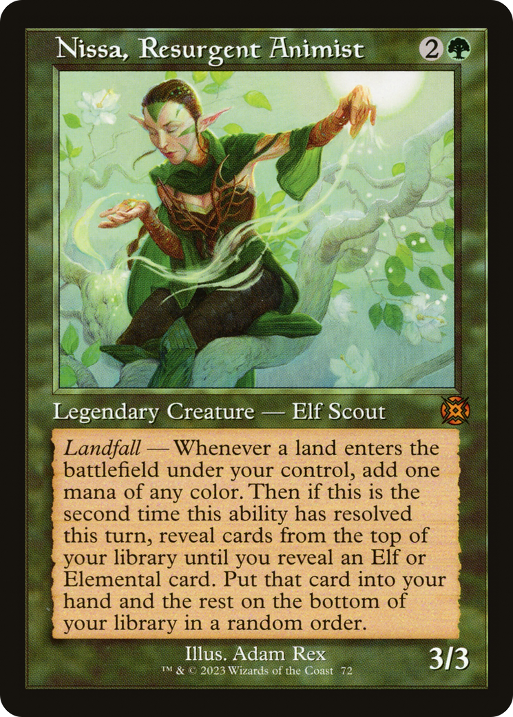 Image of Nissa, Resurgent Animist (Retro) [March of the Machine: The Aftermath]