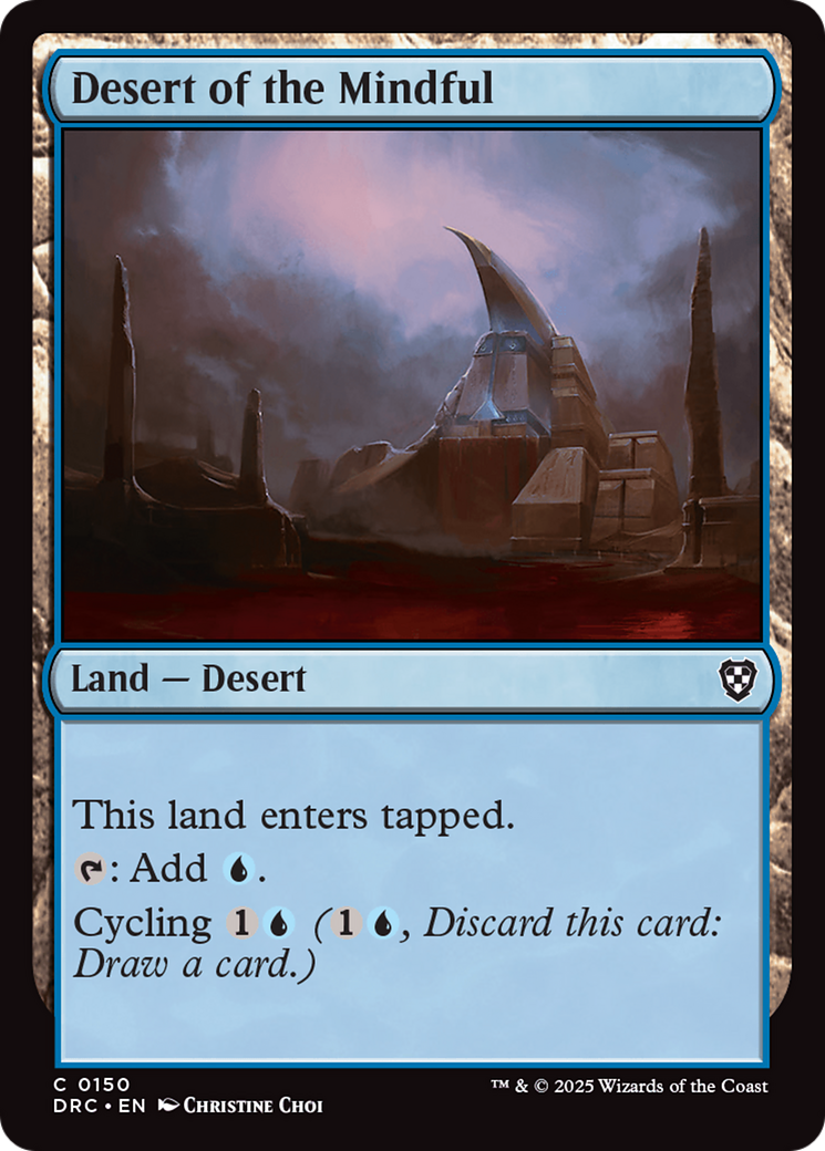 Image of Desert of the Mindful [Aetherdrift Commander]