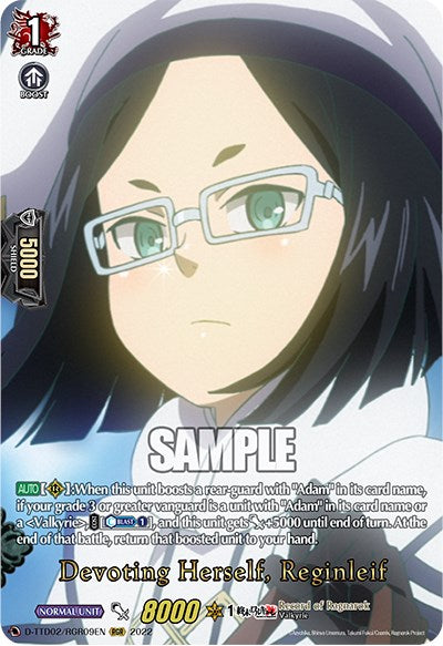 Image of Devoting Herself, Reginleif (D-TTD02/RGR09EN) [Record of Ragnarok]
