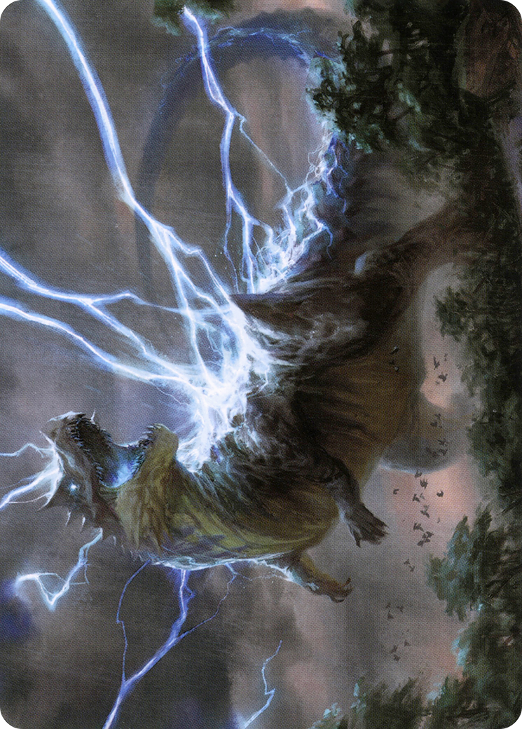 Image of Thrasta, Tempest's Roar Art Card (41) [Modern Horizons 2 Art Series]