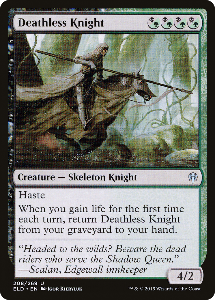 Image of Deathless Knight [Throne of Eldraine]