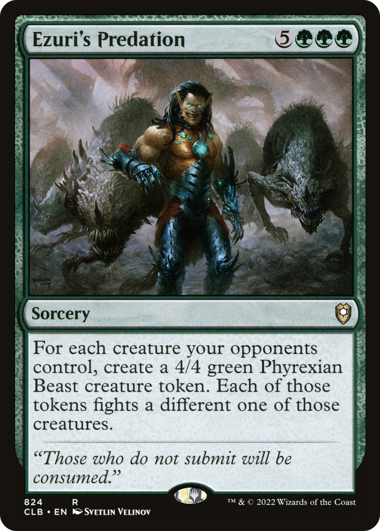 Image of Ezuri's Predation [Commander Legends: Battle for Baldur's Gate]