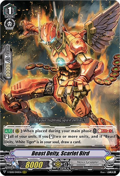 Image of Beast Deity, Scarlet Bird (V-SS08/040EN) [Clan Selection Plus Vol.2]