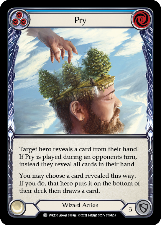 Image of Pry (Blue) [EVR130] (Everfest)  1st Edition Normal