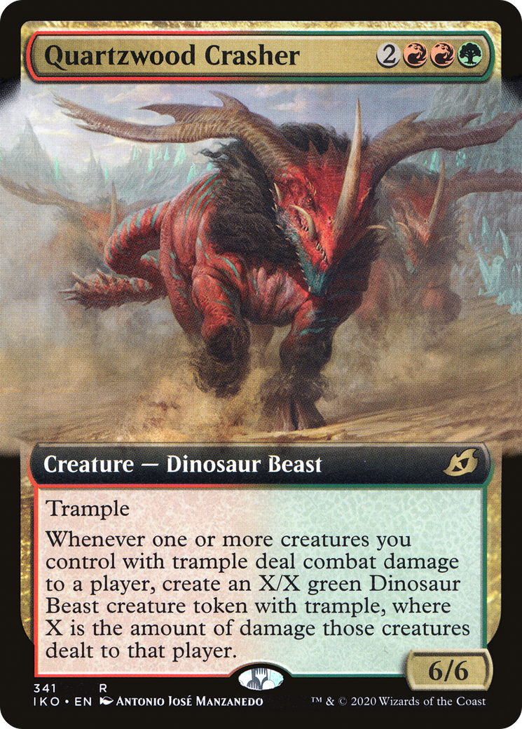 Image of Quartzwood Crasher (Extended Art) [Ikoria: Lair of Behemoths]