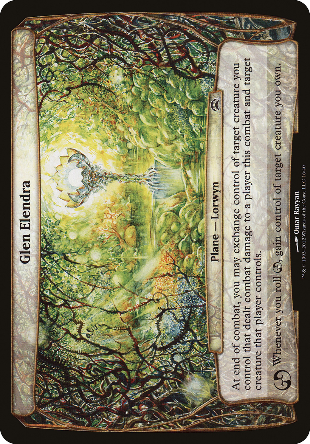 Image of Glen Elendra (Planechase 2012) (OVER-016) - Planechase 2012 Planes Foil