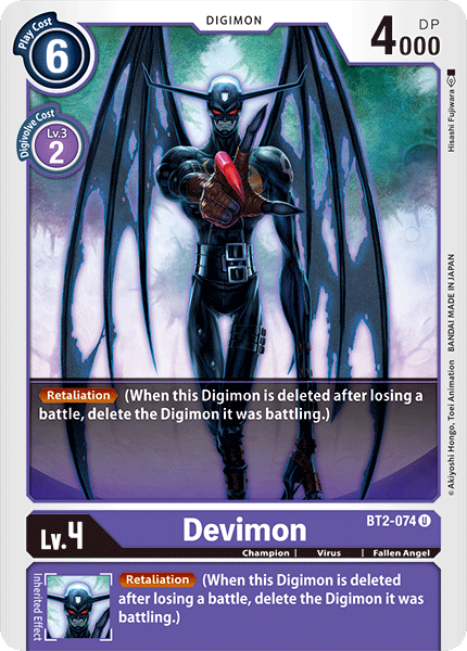 Image of Devimon [BT2-074] [Release Special Booster Ver.1.0]