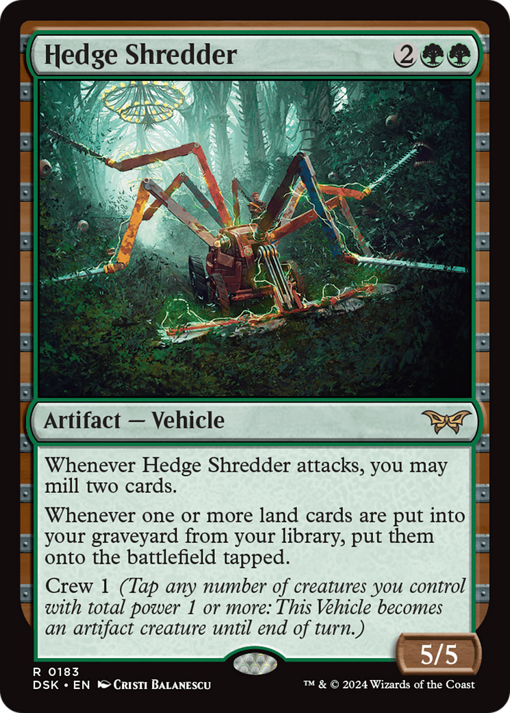 Image of Hedge Shredder [Duskmourn: House of Horror]