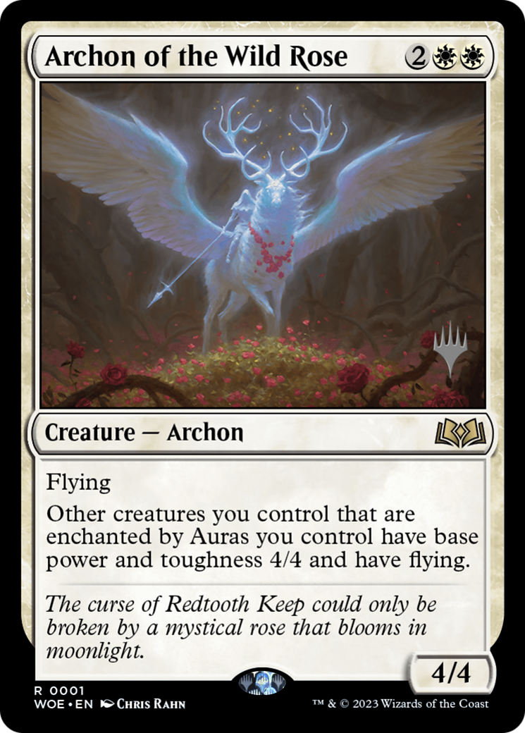 Image of Archon of the Wild Rose (Promo Pack) [Wilds of Eldraine Promos]