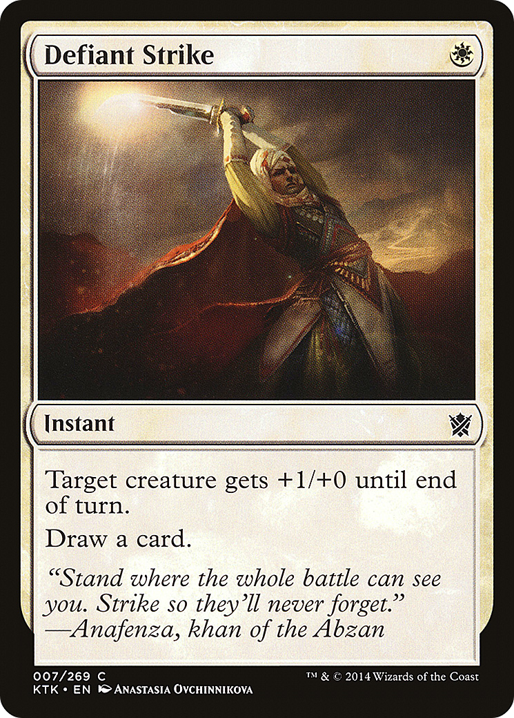 Image of Defiant Strike [Khans of Tarkir]
